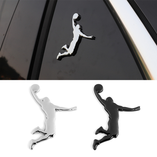 Air Jordan 3Dメタルカーステッカー - Bohanya