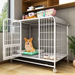 Dog Cage for Large and Medium-Sized Dogs, Indoor with Toilet, Golden Retriever, Samoyed, Border Collie, Labrador Pet Dog House Fence