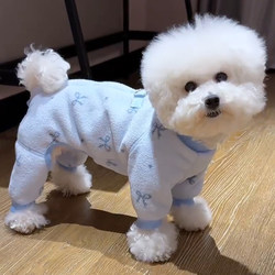 2025 New Dog Clothes for Autumn and Winter, Small Puppies, Bichon Frise, Schnauzer, Teddy Special Winter Clothing, Warm Four-Legged Outfit