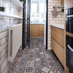 Special Offer Premium Cement Tiles for Living Room, Kitchen, Bathroom, Non-Slip Retro Floor Tiles, Artistic Antique Tiles 300X300