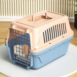 Cat cage, portable portable pet flight box, cat and dog shipping box, car cage, space box cat