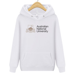Anu Australian National University Sweatshirt Youth International Student Uniform Winter Velvet Large Size Hoodie Jacket