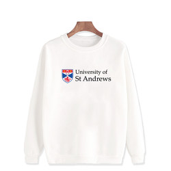 St and Saint Anderson University School Uniform British Winter Velvet Thickened Round Neck Sweatshirt Student Couple Top