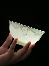 Jiangxi Jingdezhen Ceramic Bowl Accessible Luxury New Bone China Tableware Dishes Set Home Housewarming Wedding Gift