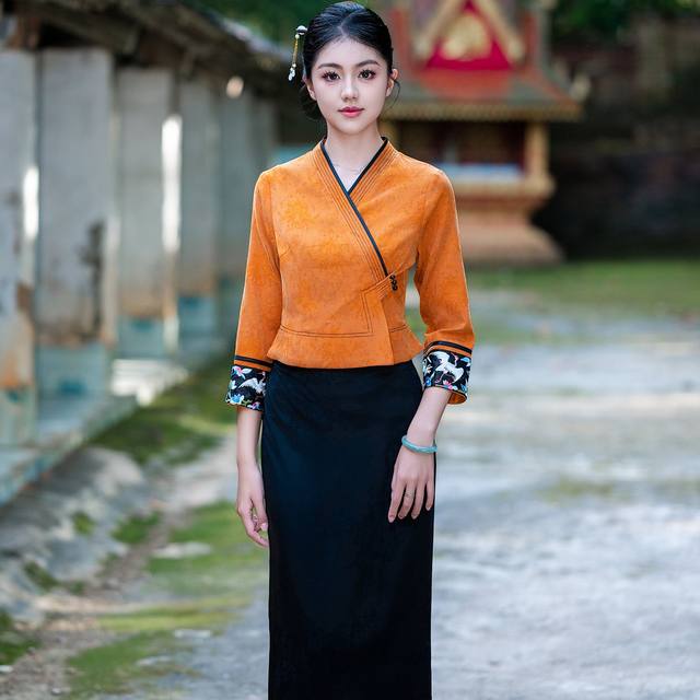 Temperament women's clothing, national clothing, retro Chinese style, Chinese style suit, new work clothes