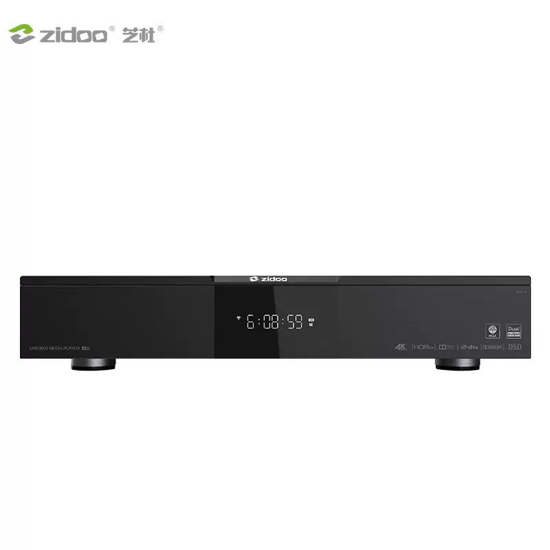 zidoo,mediaplayer,UHD3000,芝杜,媒体播放器,4K播放器,硬盘播放器,蓝光