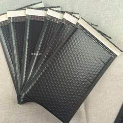 Black Matte Bubble Bag with Pearlescent Film, Courier Packaging Bag, Packing Foam Bag, Thickened Shockproof Envelope Bag