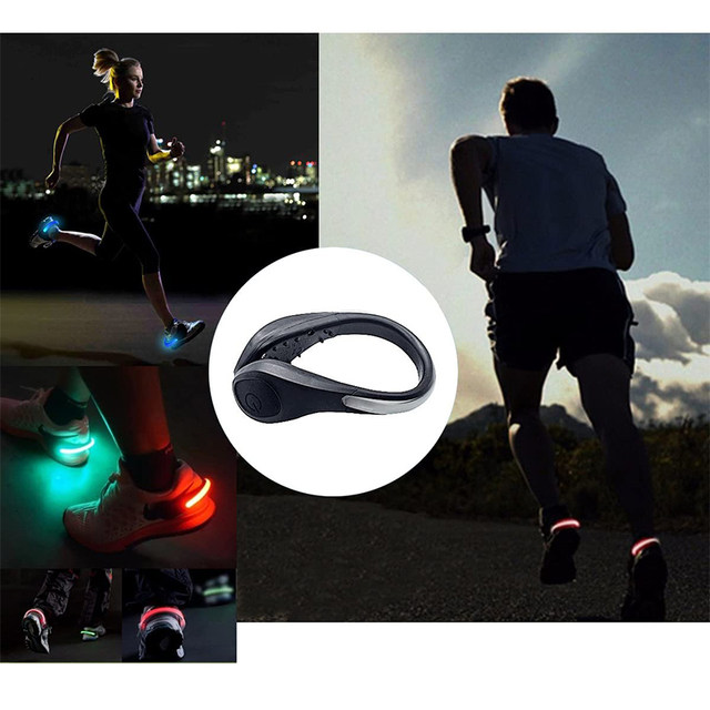 LED luminous shoe clip night sports running shoe clip light cycling safety outdoor climbing