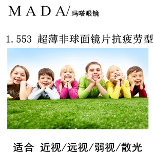 Genuine 1.56 green film aspherical lens anti -radiation lens resin glasses 60 yuan two tablets 1.60 customization