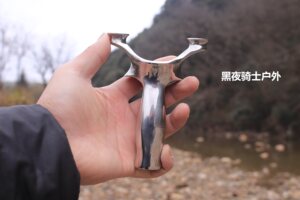 
Night Knight outdoor steel leopard flat rubber band slingshot, outdoor competitive all-steel heavy bow high precision