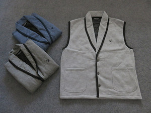 Foreign trade men's new autumn and winter thickened warm vest, cotton vest, jacket and waistcoat