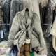 2024 winter thin down jacket for women new design tie-dye thickened warm white duck down jacket mid-length
