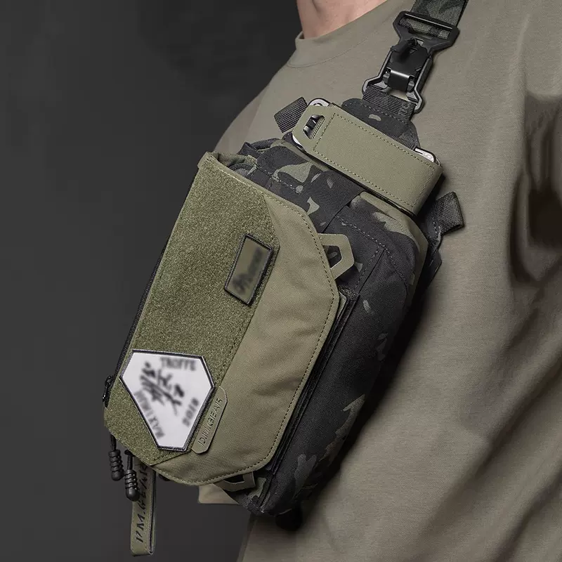 Dmgear 1120x　多機能ウエストバッグ fullset DMGear 1120X 原创多功能腰包战术胸挂潮流挎包通勤机能户外迷彩