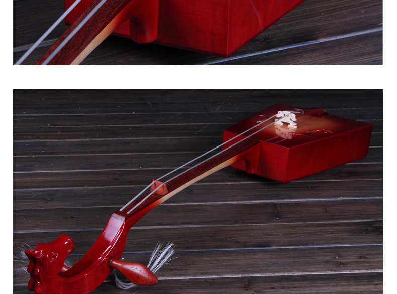 モンゴル馬頭琴 - 手作り木製子供用初心者楽器