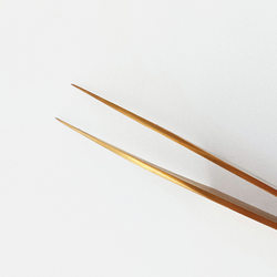 302 gold feather clip tweezers stainless steel gold beautician grafted eyelashes planting false eyelashes beauty eyelash tweezers