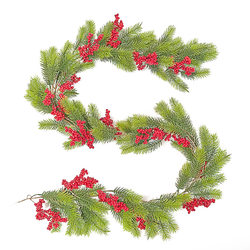 Amazon cross-border Christmas simulated plant pine needle rattan simulated green plant artificial flower accessories decorative garland