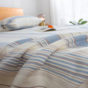 
High-quality Class A Shandong Pure Cotton Old Cotton Cloth Single Part 100% Cotton Jacquard Double Bedding Single Three-Piece Set Autumn and Winter