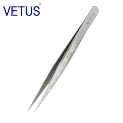 VETUS ST-12 38 degrees High precision tweezers (135mm) stainless steel anti-magnetic acid-proof tweezers Clock watch