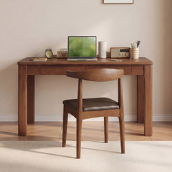 All-Solid Wood Narrow Desk for Home Use, 40/45cm Wide Office Computer Desk, Modern Bedroom Small Apartment Student Study Desk