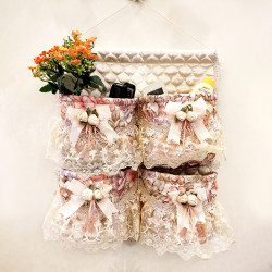 European-Style Fabric Multi-Layer Storage Hanging Bag, Storage Bag Behind the Entrance Door, Wardrobe Storage Bag, Multifunctional Storage Bag for Mobile Phones and Miscellaneous Items