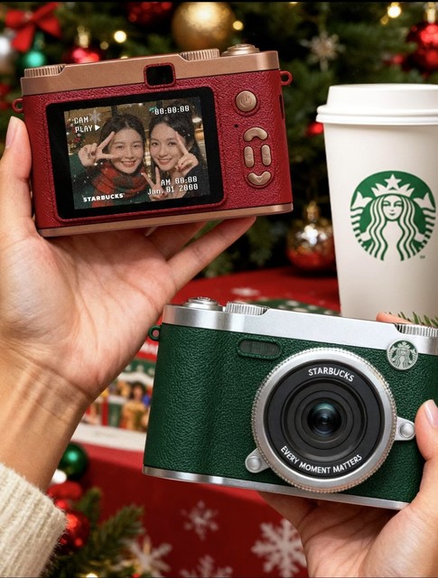 Starbucks 2025 Christmas Millennium Style Digital Camera