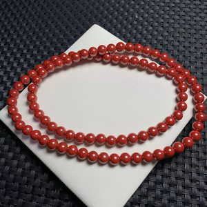 
High content imperial sand multi-circle bracelet for men and women, red cinnabar three-circle bracelet, birth year jewelry gift