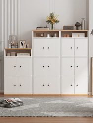 Bucket Cabinet Bedroom Storage Cabinet Living Room Against The Wall Wooden Locker Small Vertical Cabinet Home Bed End Locker Five-drawer Cabinet