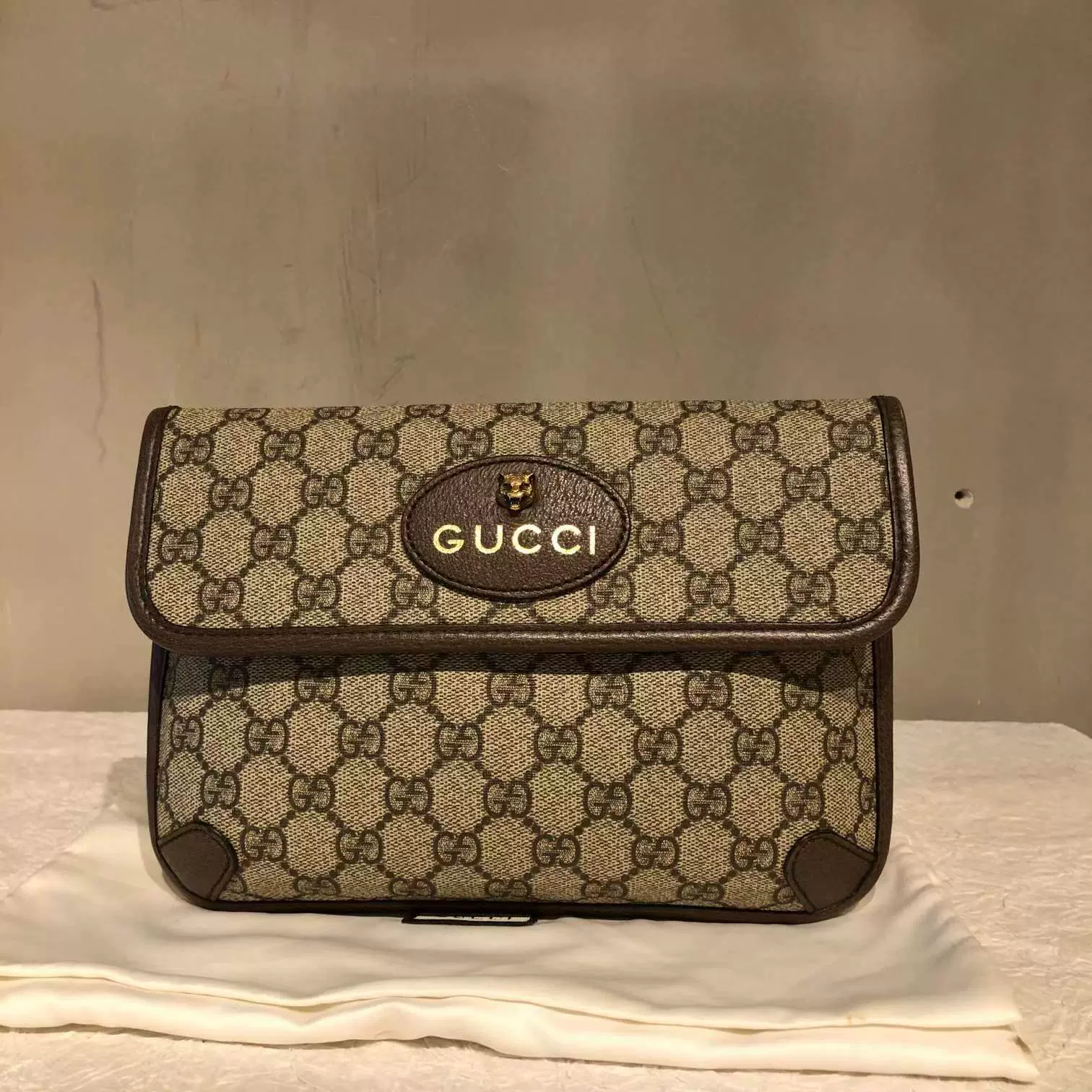 糖球奢品汇】GUCCI 古驰单面虎头胸包斜挎包男士-Taobao