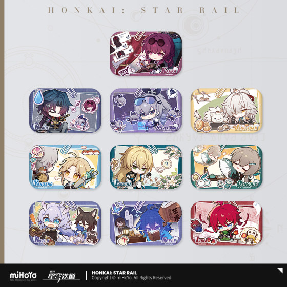 
[Mihayou/Cangfa: Star Dome Railway] Pam Photobook Series Tinplate Badge miHoYo