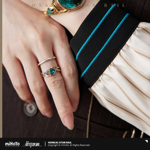 
[Mihayou/Benghuan: Xingdian Railway] Sand Gold Theme Impression Series Ring Set miHoYo