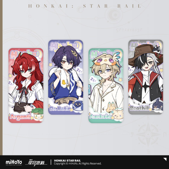 
[Mihayou/Benghuai: Xingqiu Railway] Boys' Dormitory Series Tinplate Badge miHoYo