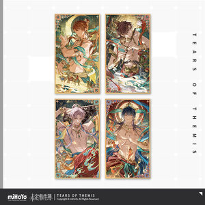 
[MiHoYo/Undecided Event Book] Ming Sha Ta Sing, Golden Yarn Weaving Rhythm, Long Acrylic Color Paper, Remaining Drops