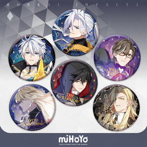 
[Mihayou/Benghuai 3] Male character gold-hot badge barji Walter Yang Otto Kevin miHoYo
