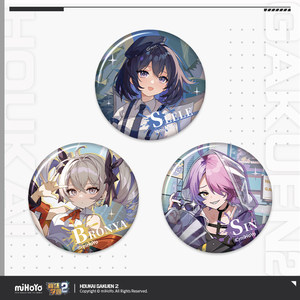 
[Mihayou/Benghuai Academy 2] Urban stranger series tinplate badge Bronia miHoYo