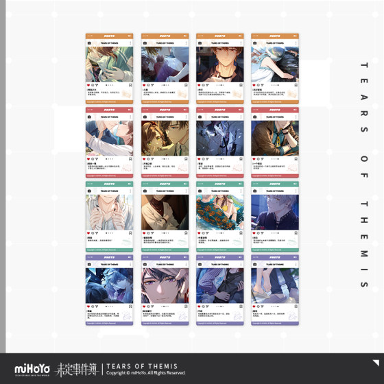 [Mihayou/Undefined Event Book] Collection Series Frozen CG Acrylic Case Seventh Bullet miHoYo