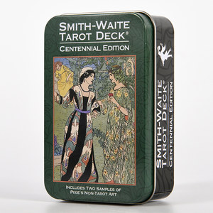 
Genuine iron box tarot card Smith century watuo card Waite Tarot card