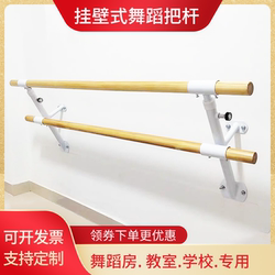 Wall-Mounted Double-Layer Fixed Adjustable Dance Bar for Professional Children's Dance Practice in Dance Studios, Leg Stretching Bar