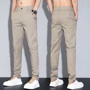 
2025 New Summer Thin Casual Pants Men's Straight Slim Fit Versatile Trendy Sports Men's Pants Business Breathable