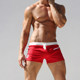 Large -size swimming trunks front pocket male plain -colored men's swimsuit Men's swimming trunks set hot spring tie -corner pants