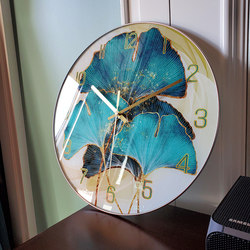 Light Luxury Nordic Silent Quartz Clock Wall Clock Living Room Home Clock Creative Fashionable Modern Simple Elegant Art