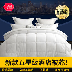 Five-Star Hotel Quilt Core, Hotel-Specific Feather Velvet Winter Quilt, Thickened and Warm, Spring and Autumn Cotton Quilt, Suitable for All Seasons
