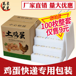 Egg Carton for 100 Eggs, Pearl Cotton Packaging Box, Special Gift Box for Express Delivery, Shockproof and Drop-Proof, Packing Foam Carton