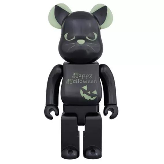 熊出2016日本限定HALLOWEEN 万圣节BEARBRICK 400%夜光绿-Taobao