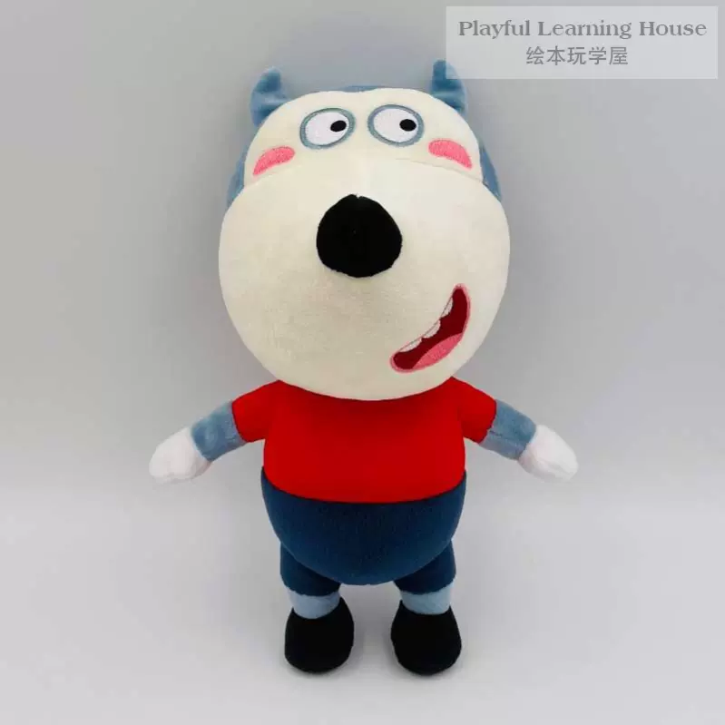 小狼沃爾夫和朋友們wolfoo Lucy英語啟蒙動畫玩偶布偶公仔毛絨玩 Taobao