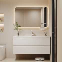 Modern Minimalist Honeycomb Aluminum Smart Bathroom Cabinet Combination Waterproof and Moisture-Proof Washbasin Cabinet