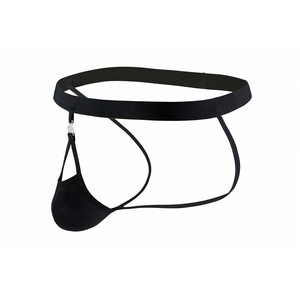 Ultra -fine ultra -small pocket dual -thong pants without trace tight elastic male thong super low waist super sexy Lord’s