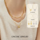 Onchic Love Series Pendant Necklace Women's Light Luxury Clavicle Chain Niche Design