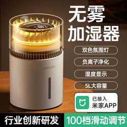 New Fog-Free Humidifier, Negative Ion Air Purifying Humidifier, 100-Level Adjustable Desktop Humidifier, Gift