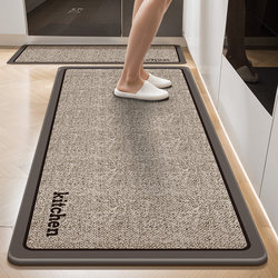 YKMORE non-slip and oil-proof wipeable kitchen floor mats