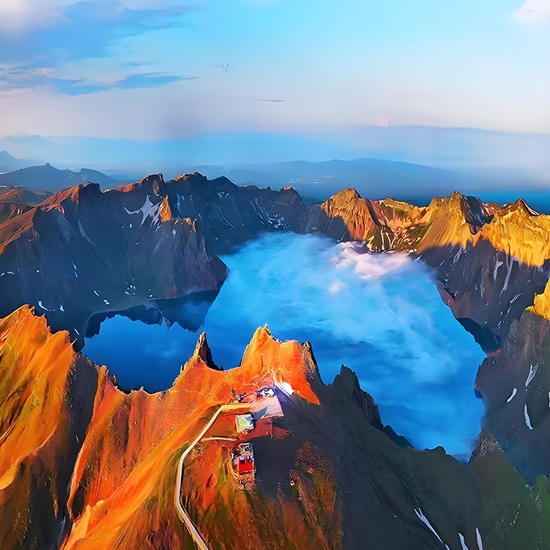 动车往返长白山天池+大泉河漂流+北景区+雪岭纯玩4天3晚游